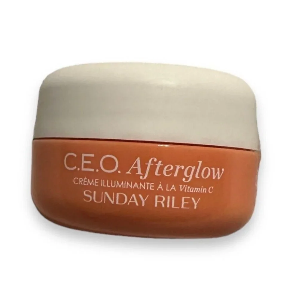 Sunday Riley CEO Afterglow Brightening Vitamin C Cream 0.5oz 15mL Travel Mini